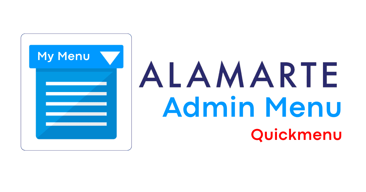 Alamarte Admin Menu