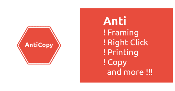 Anticopy para Joomla!