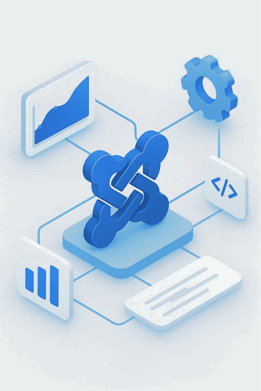 Extensiones propias para Joomla! con enfoque profesional Ilustración de un ecosistema de extensiones propias para Joomla! con paneles conectados, módulos, plugins e integración técnica